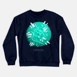 Turquoise Planet Crewneck Sweatshirt